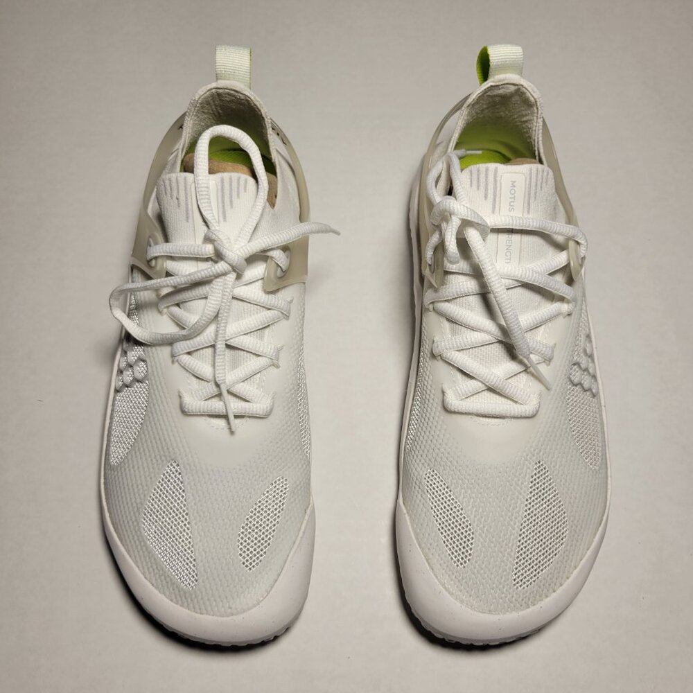 Vivobarefoot Motus Strength Womens in Bright White-Grey - Picture 2 of 13